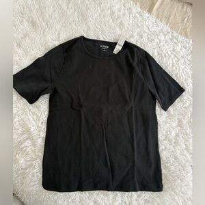 J.Crew Perfect Fit Black Crewneck Tee – Size L – NWT